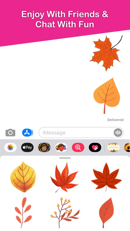 Autumn Leaves Emojis screenshot-3