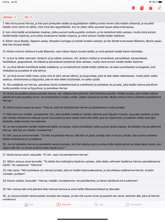 Finnish Pyhä Raamattu 1938