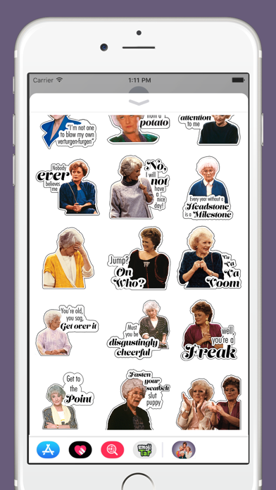 How to cancel & delete Golden Girls Stickers from iphone & ipad 4