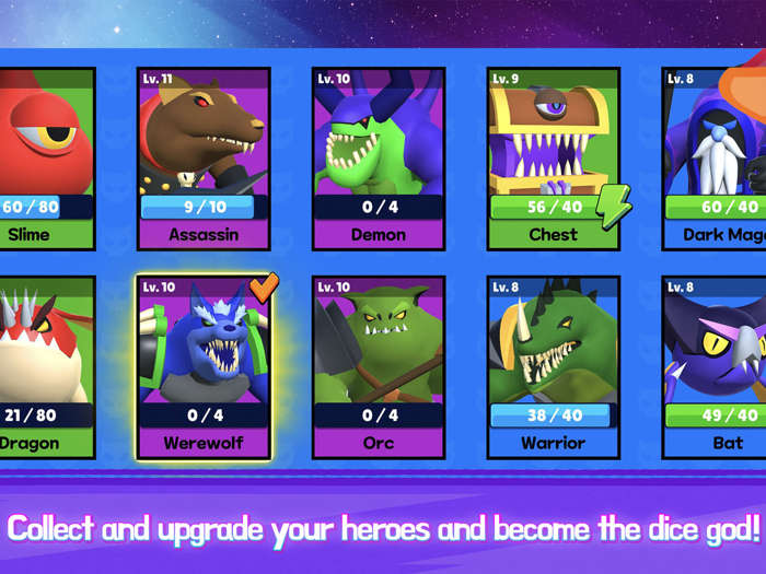 Battle Dice - Throw  Win