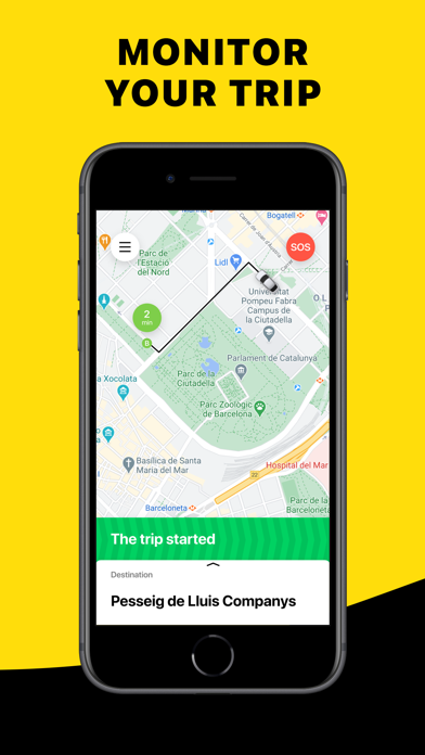 Taxi Barcelona & AMB: Yellow screenshot 3