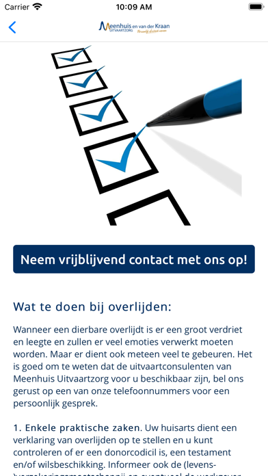 Meenhuis Uitvaartzorg screenshot 2