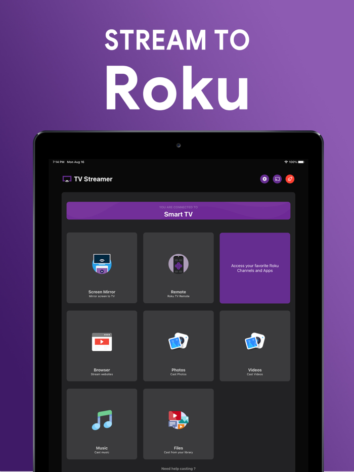 TV Streamer for Roku