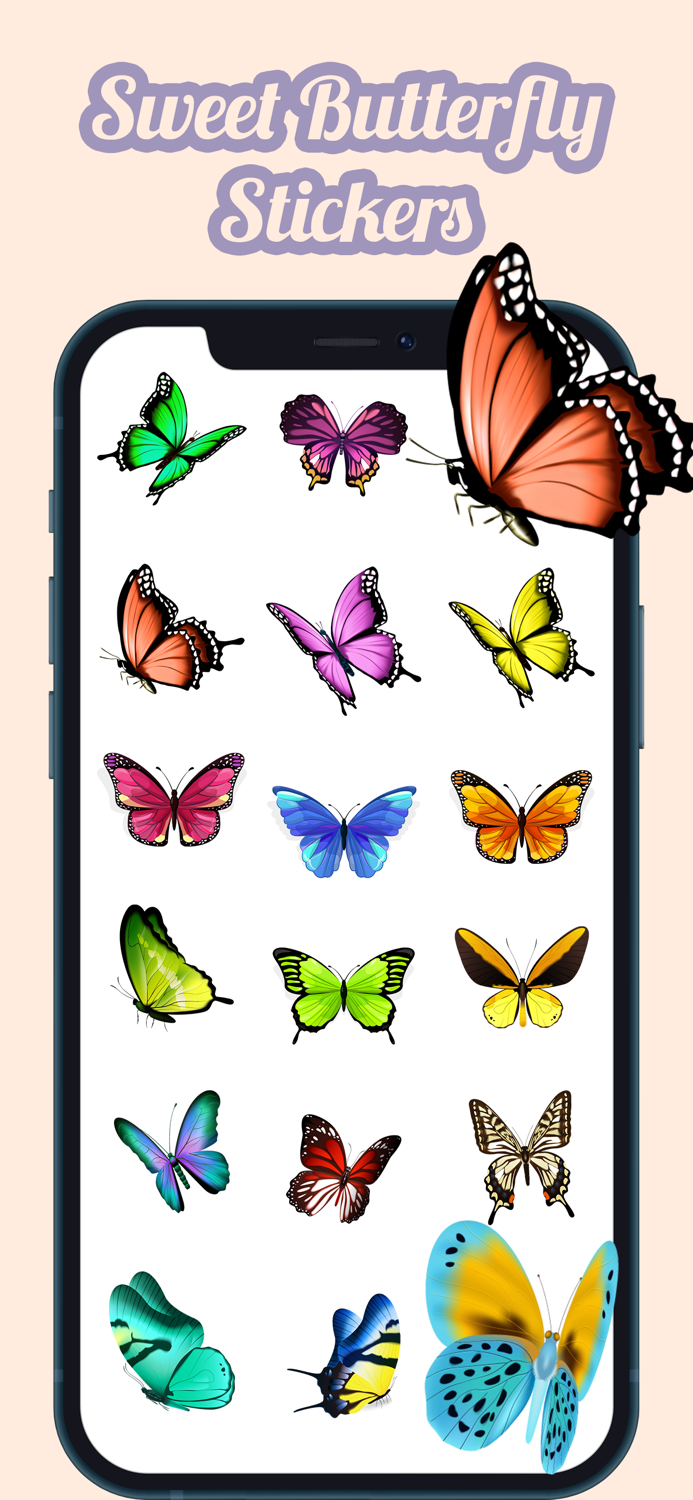 Sweet Butterfly Stickers
