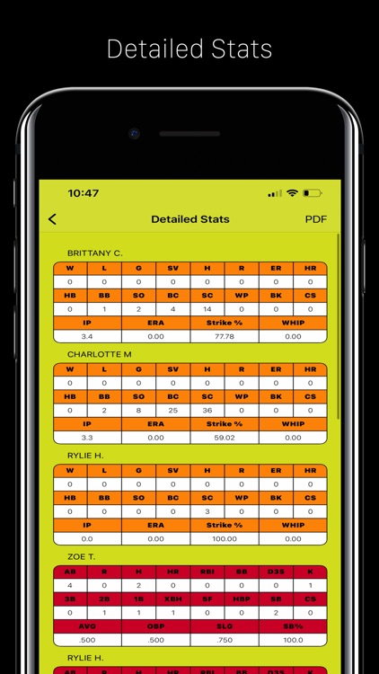 Next Batter Up: Stats screenshot-4