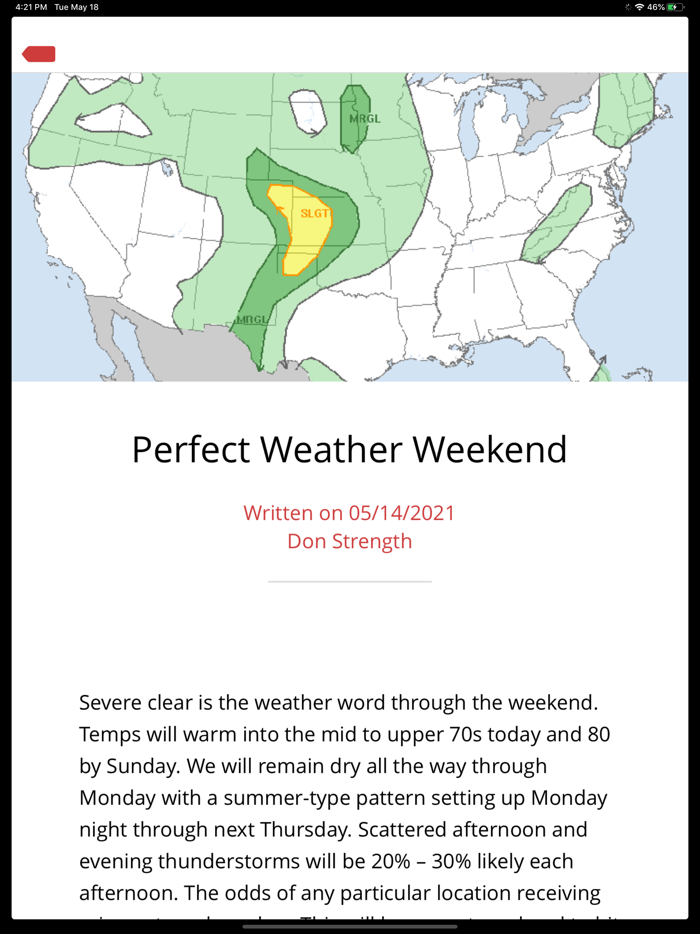 Dr. Dons Weather App