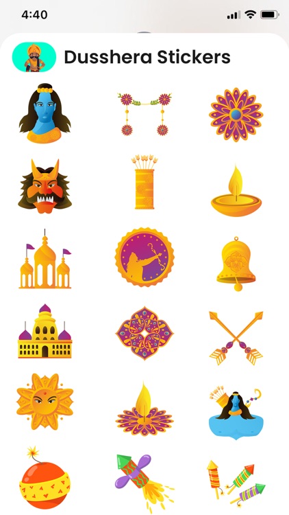 Dussehra Stickers!