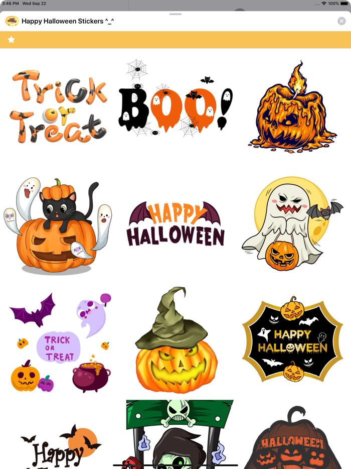 Happy Halloween Stickers