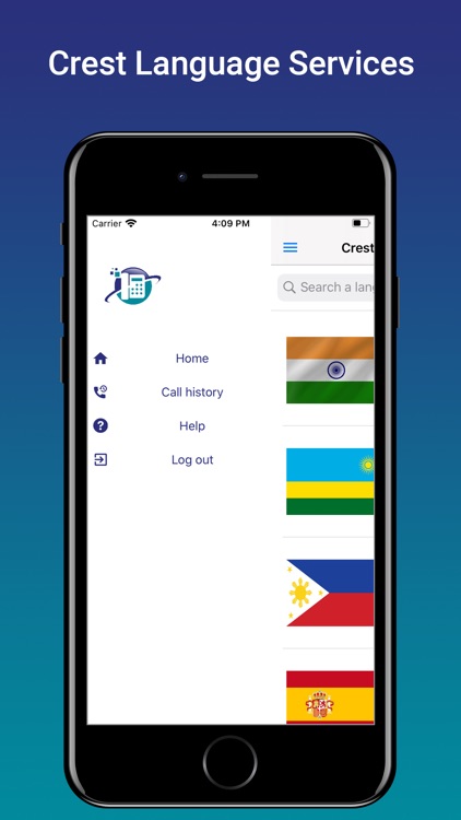 Interpreter App Crest Language