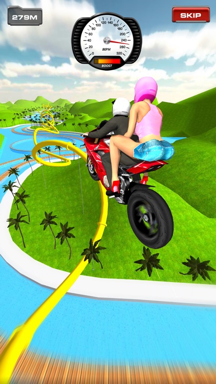 Ramp Bike Jumping