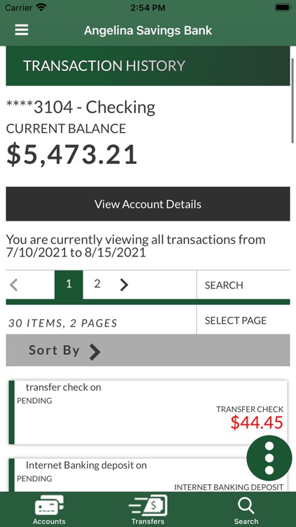 Angelina Savings Mobile