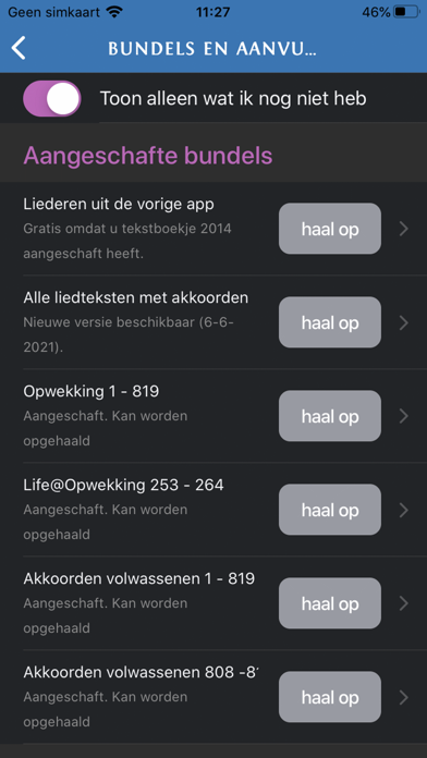 How to cancel & delete Opwekkingsliederen from iphone & ipad 4