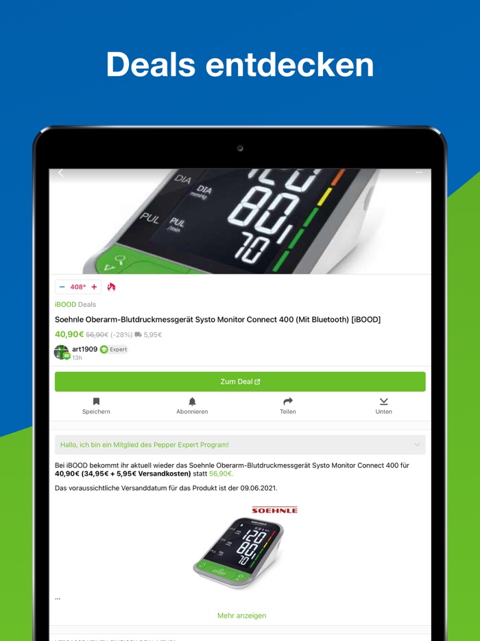 mydealz – Gutscheine, Angebote