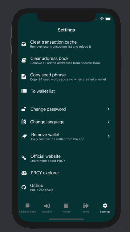 PRCY Coin Wallet screenshot-3