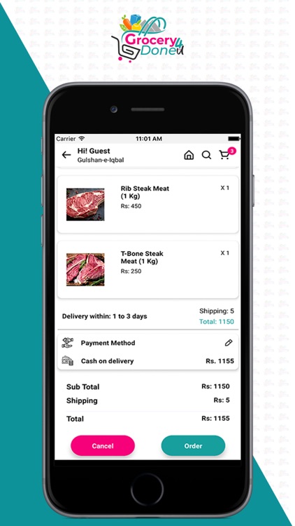 GroceryDone4u - Food Delivery screenshot-5