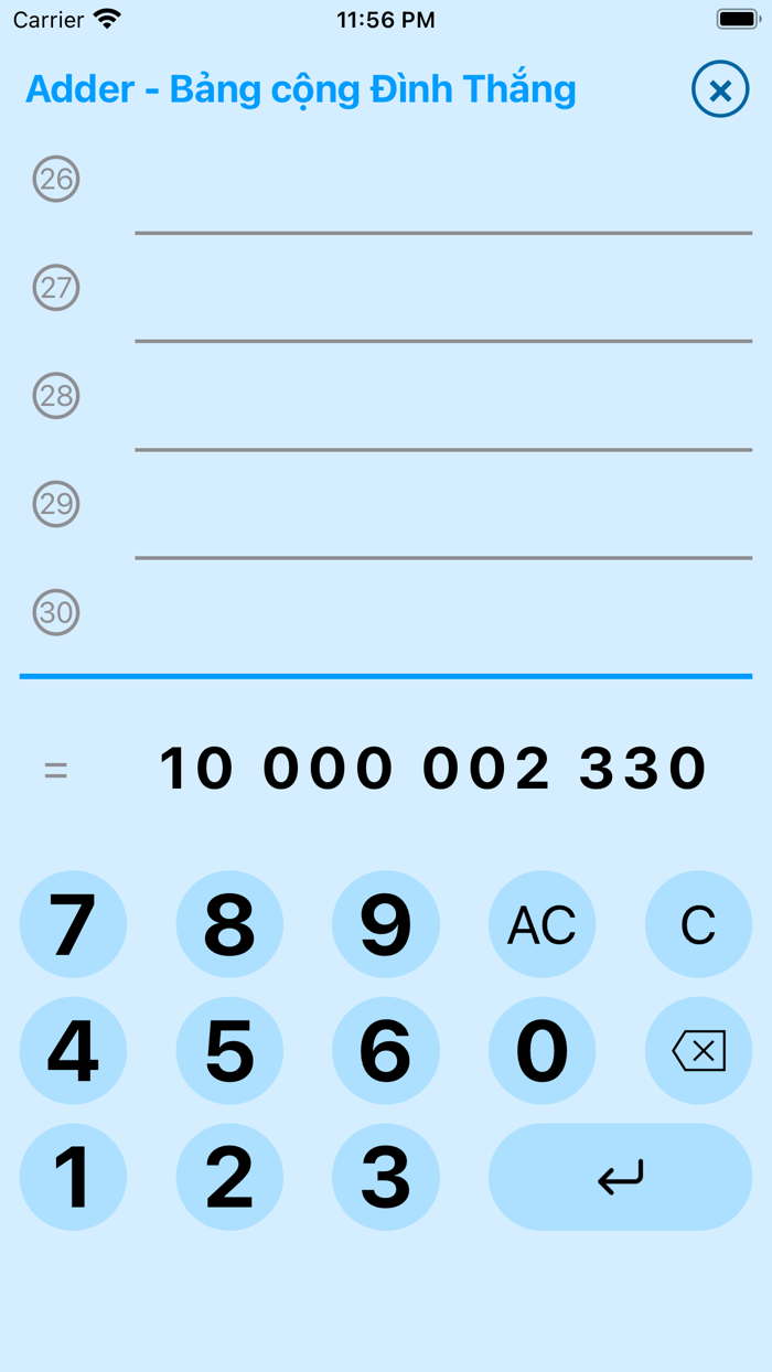 Adder - Bảng cộng Đình Thắng