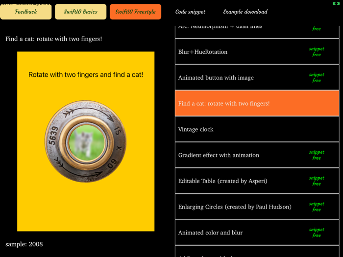 SwiftUI GetCode Starting Set.
