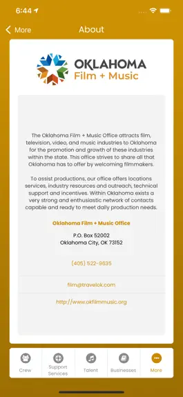 Game screenshot Oklahoma Film + Music Office hack
