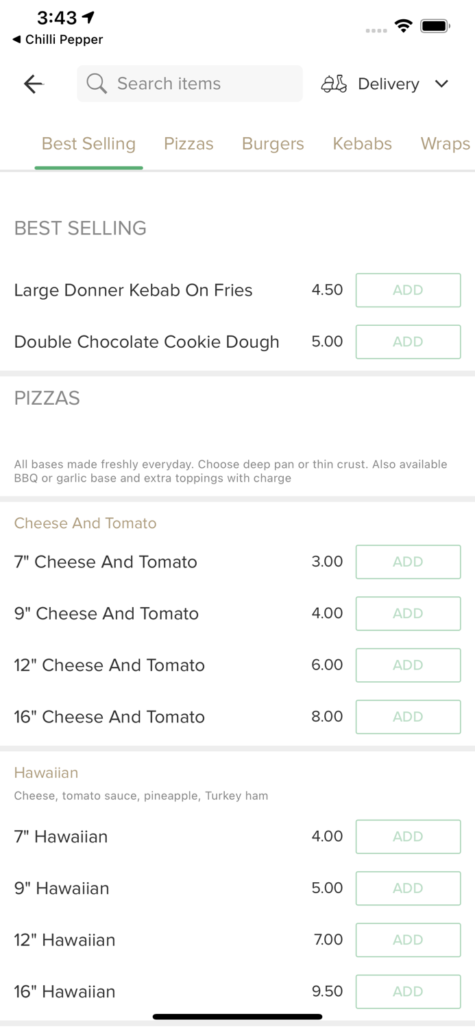 Chicos Pizza And Peri Peri