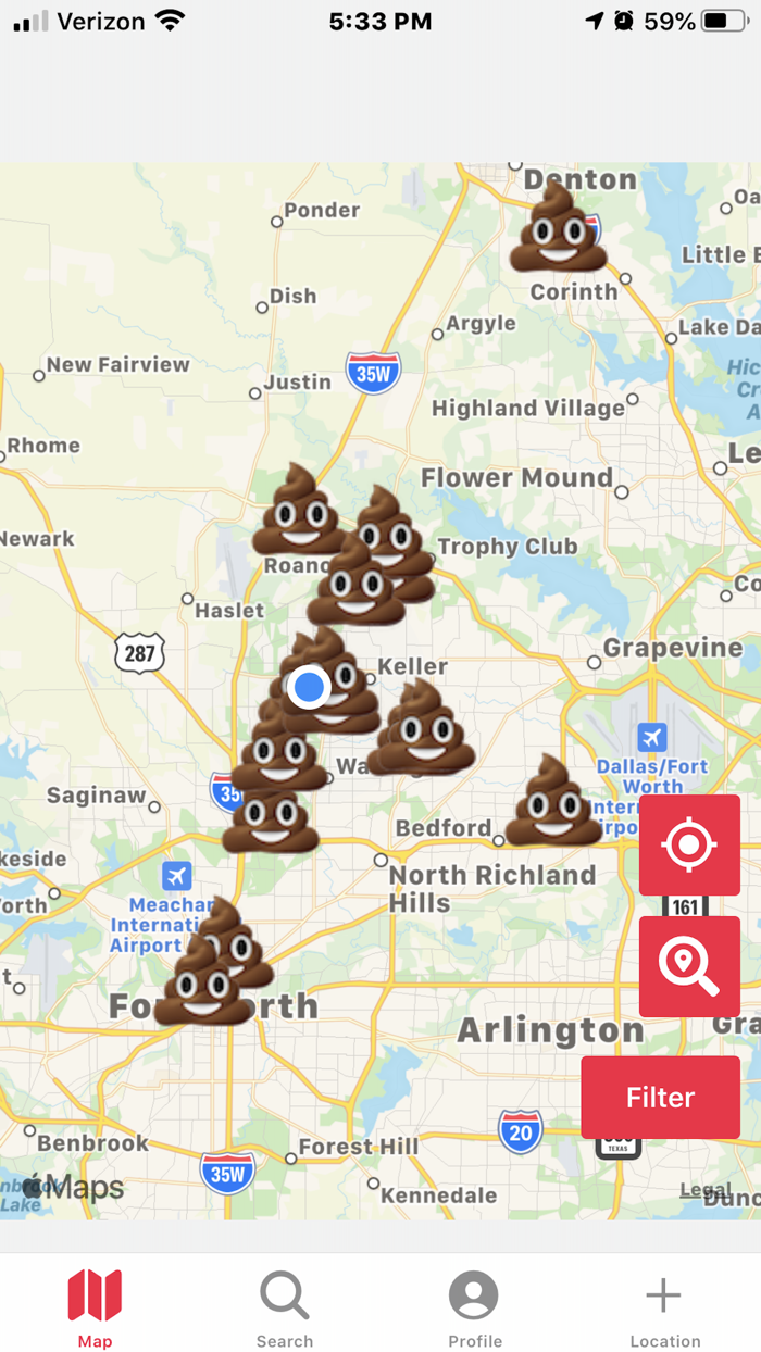 iPoo - find a loo near you