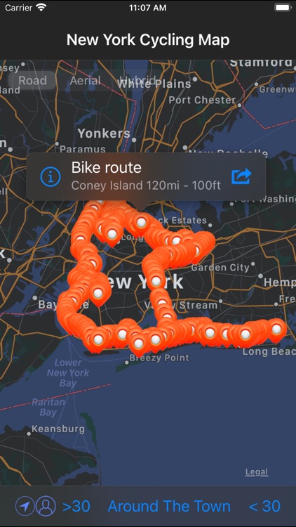 New York Cycling Map