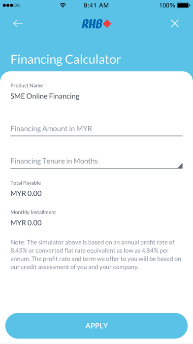 RHB Financing SME screenshot 3