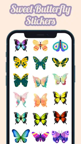 Game screenshot Sweet Butterfly Stickers hack