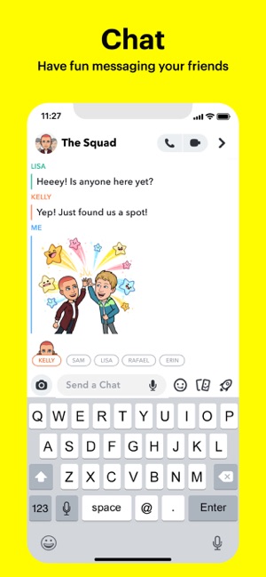 Snapchat on the App Store