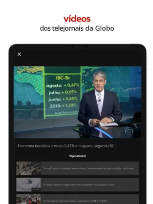 Imágen 4 G1 Portal de Notícias da Globo iphone