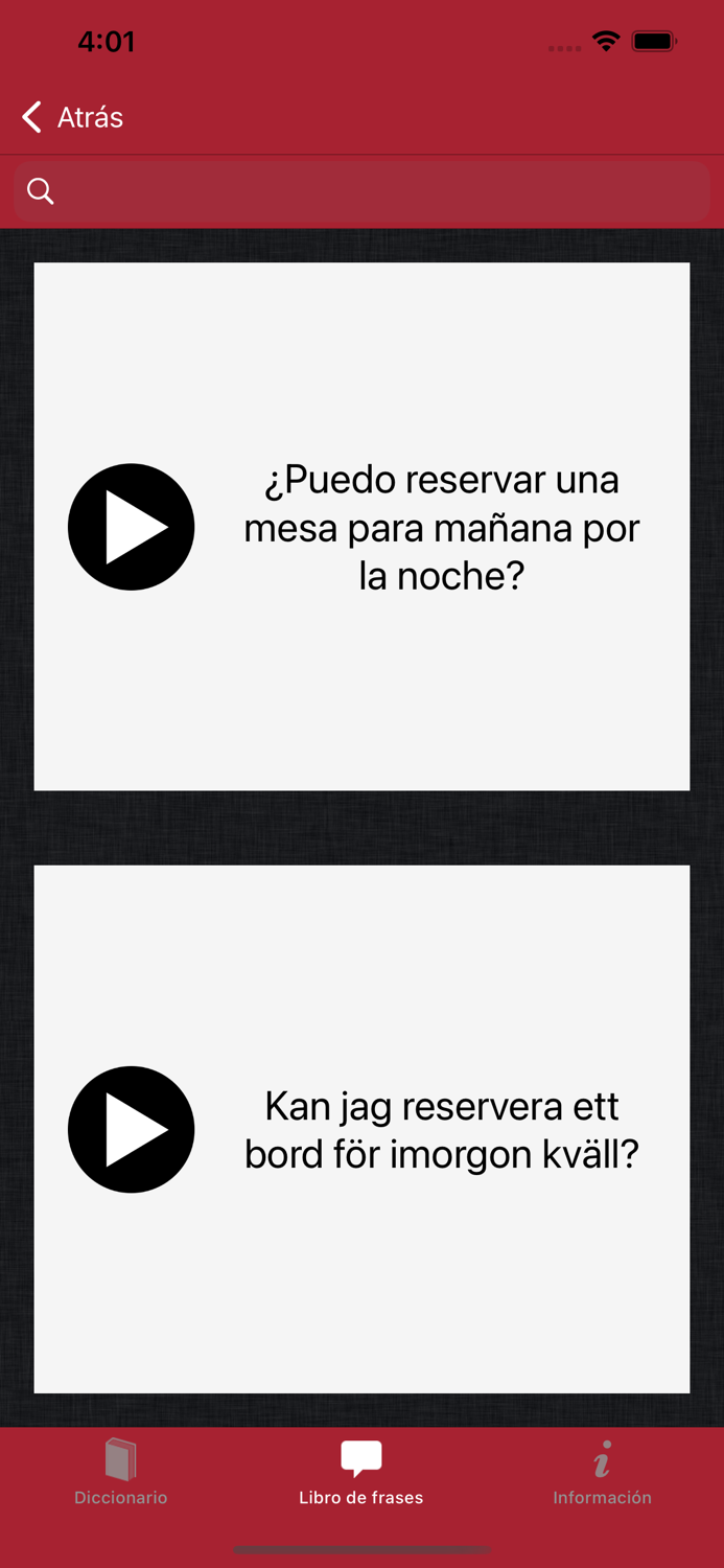 Accio Swedish-Spanish