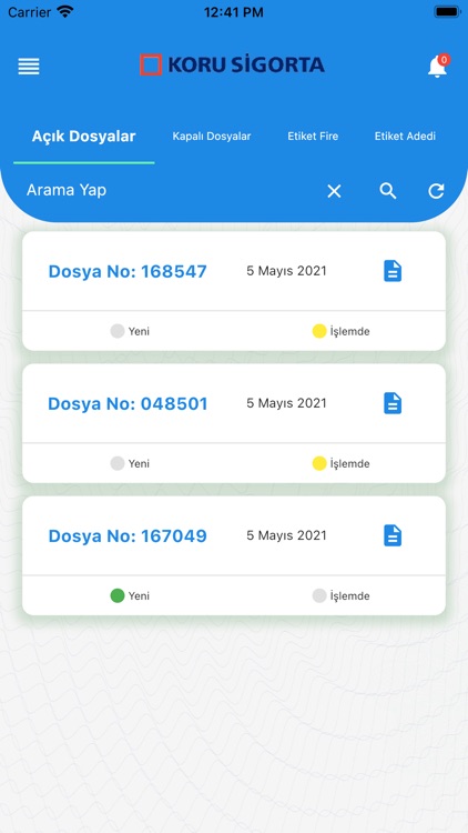 OSEM- İade Parça Takip Sistemi
