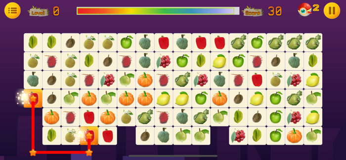 Nối hoa quả - Trò chơi trí tuệ