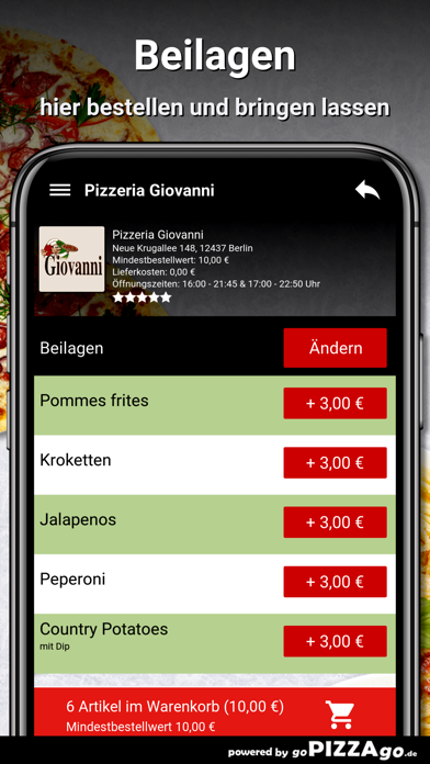 Pizzeria Giovanni Berlin screenshot 6