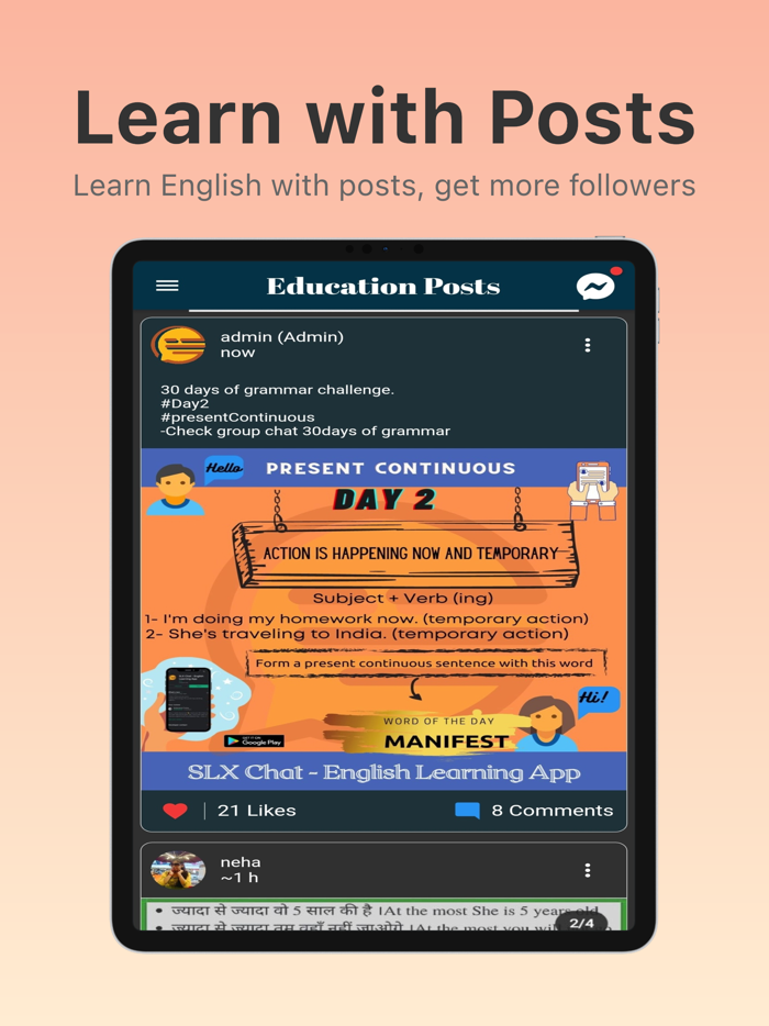 SLX - Chat to learn English