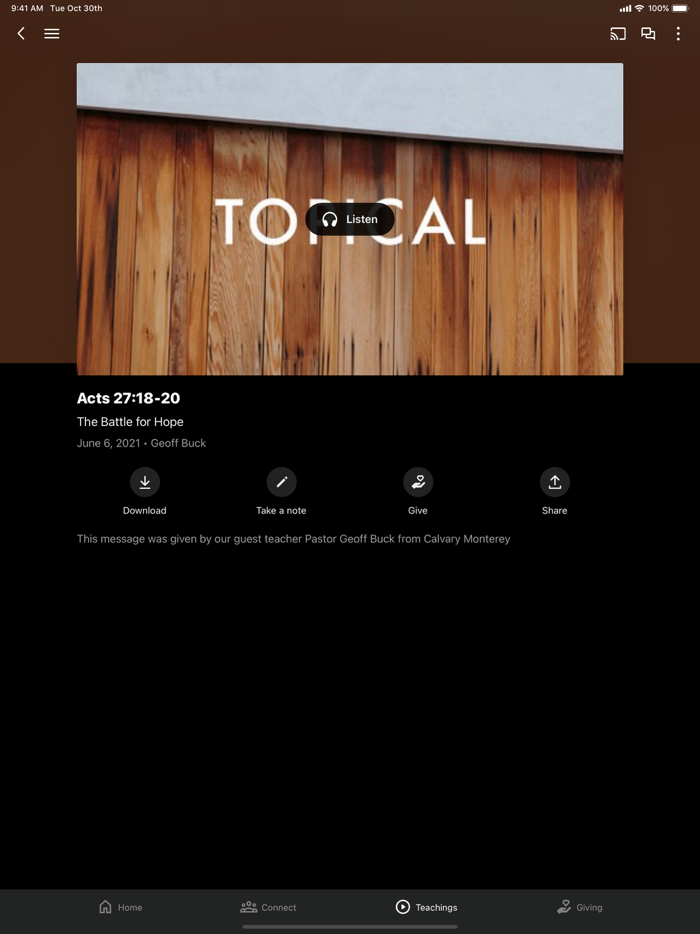 Calvary Chapel Walnut Creek