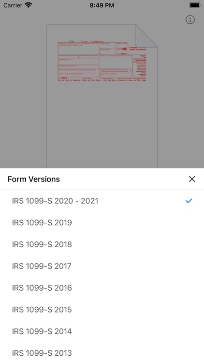 1099S Form