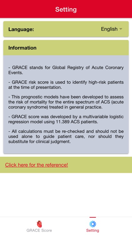 GRACE Risk Score