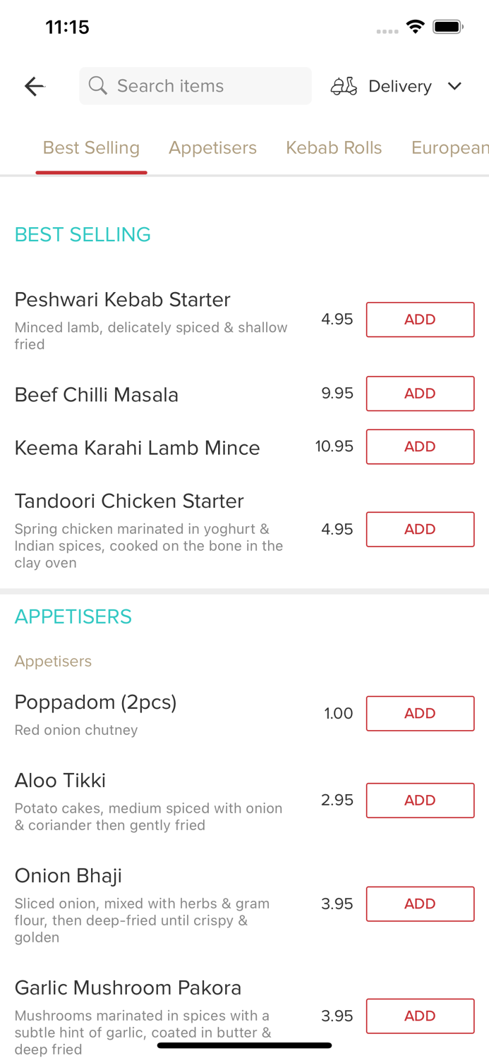 Indian Ocean Restaurant.