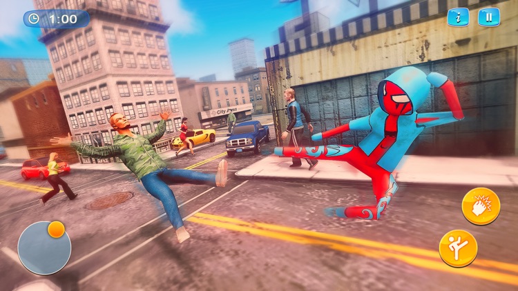 Spider Stickman - Rope Hero 3D