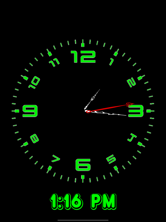 OLEDX Analog BigClock-Pendulum screenshot 3