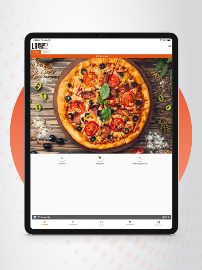 La Baguette La Pizza