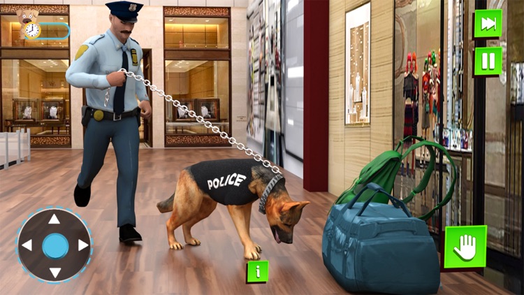 Police Dog Airport Security 3D