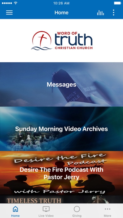 How to cancel & delete Word Of Truth Christian Church from iphone & ipad 1