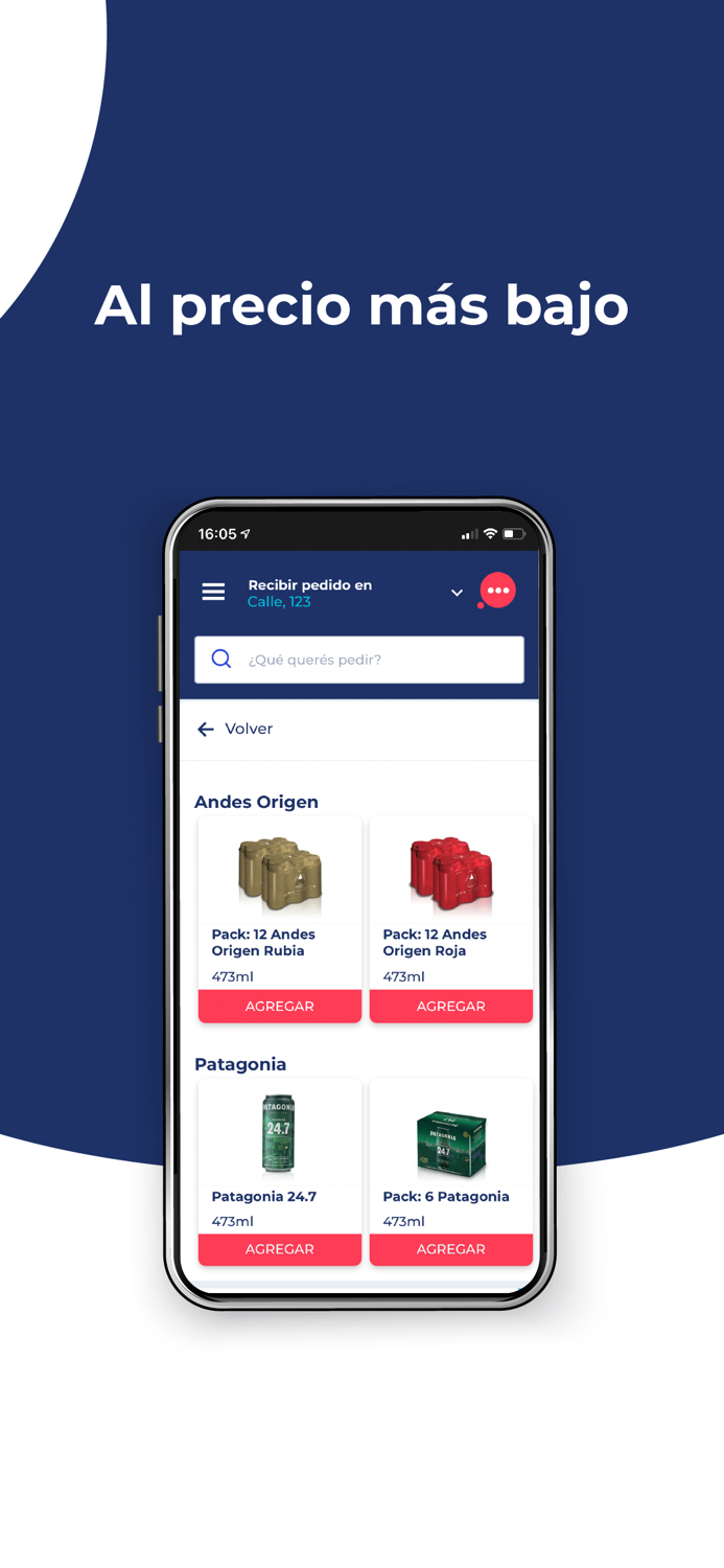 Appbar Delivery Bebidas Frías