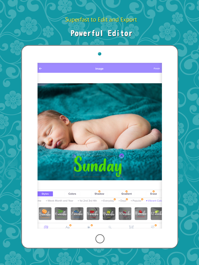 ‎Baby Photo Editor Pics Maker Screenshot