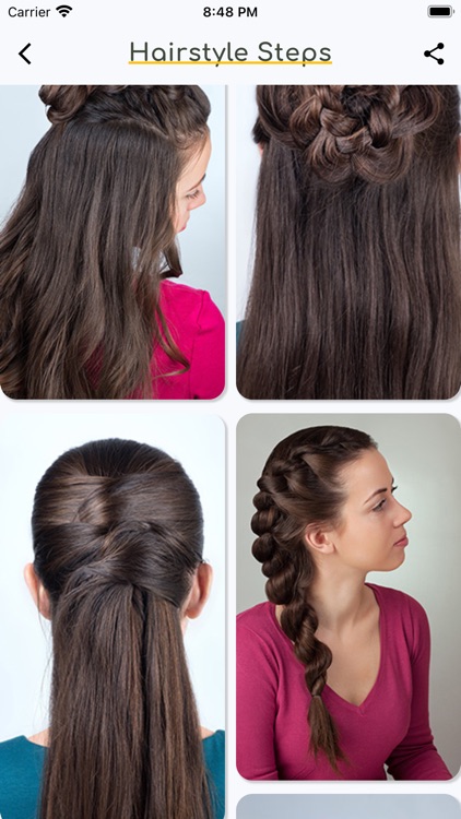 Girls Hairstyles Step by Step screenshot-5