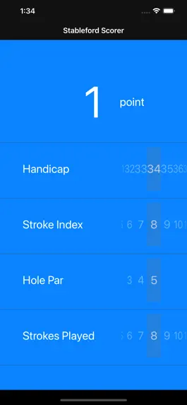 Game screenshot Stableford Scorer hack