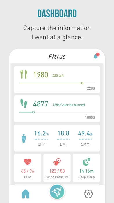 Fitrus 2.0 - Body Diet Tracker screenshot 2