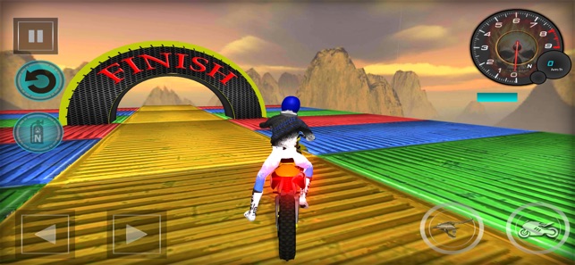 Mega Ramp Bike Stunts Sim