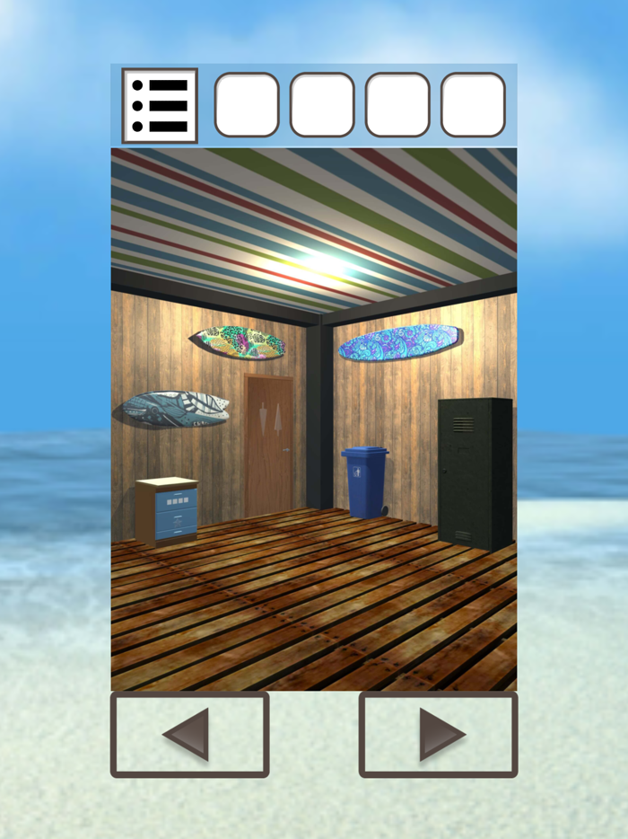 海の家からの脱出